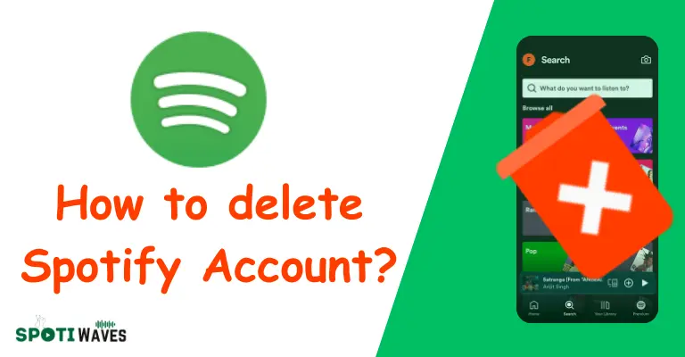 How to delete a spotify account ?