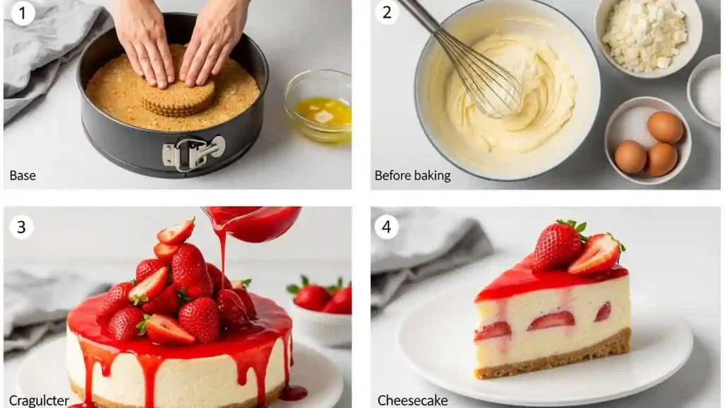 Strawberry Cheesecake: Easy Homemade Recipe for Everyone 3 Strawberry Cheesecake 3