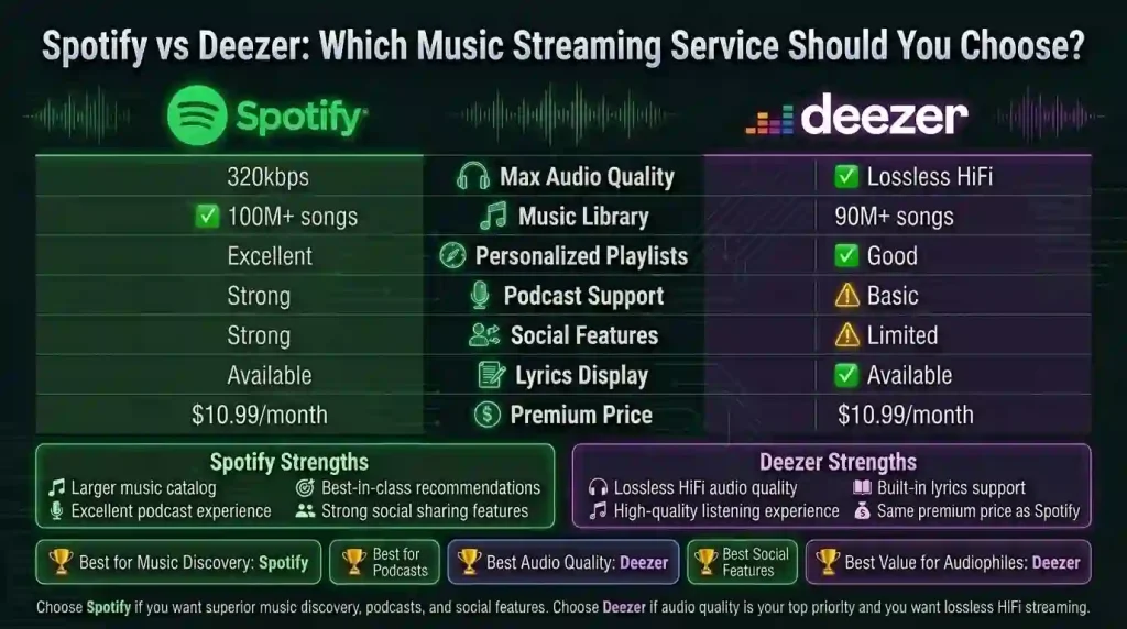 Spotify MOD APK (Premium) Latest Version v9.1.52.1394 All Unlocked 38 Spotify vs Deezer